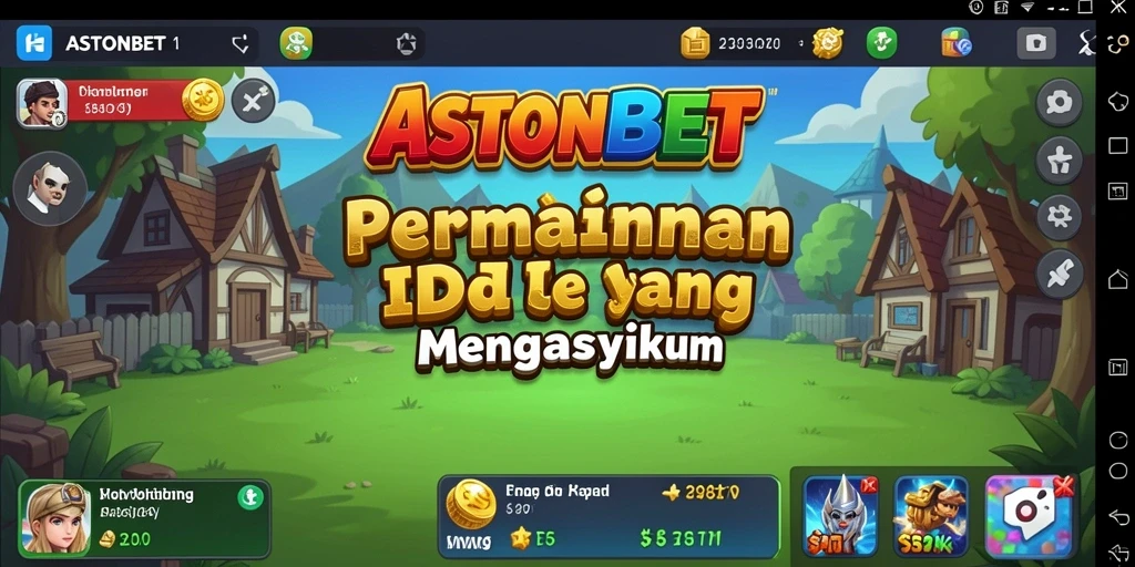 Screenshot gameplay ASTONBET menunjukkan pengalaman bermain Idle yang santai.