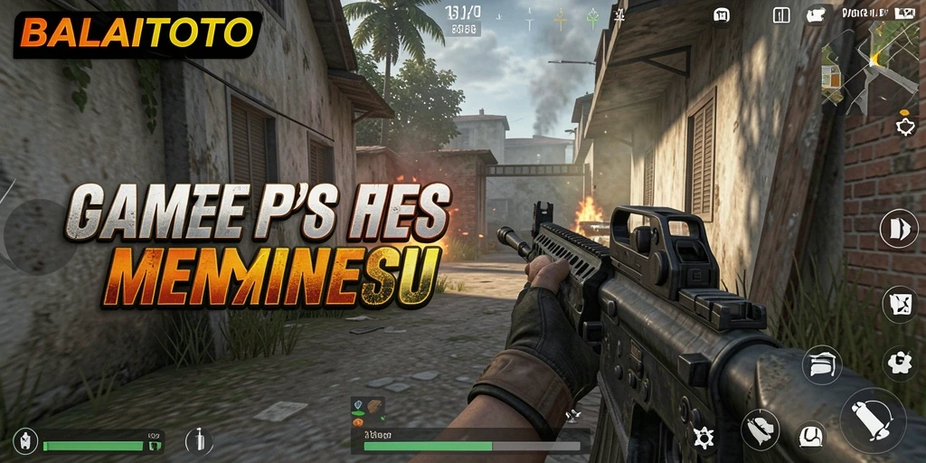 Screenshot BALAITOTO menampilkan aksi menegangkan dalam gameplay FPS.