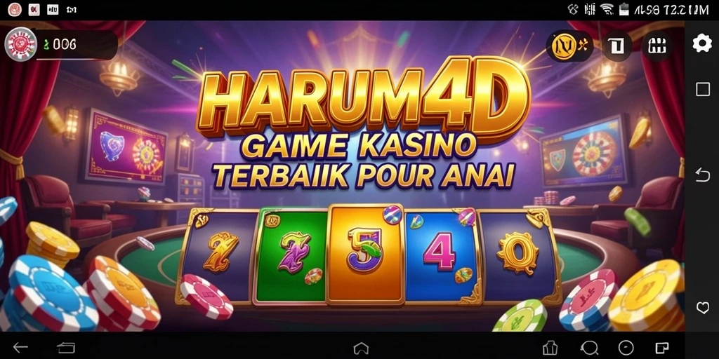 Screenshot gameplay <strong>HARUM4D</strong> menampilkan keseruan bermain Kasino.
