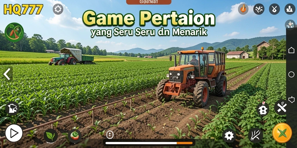 Tampilan gameplay HQ777 yang menarik dan penuh warna.