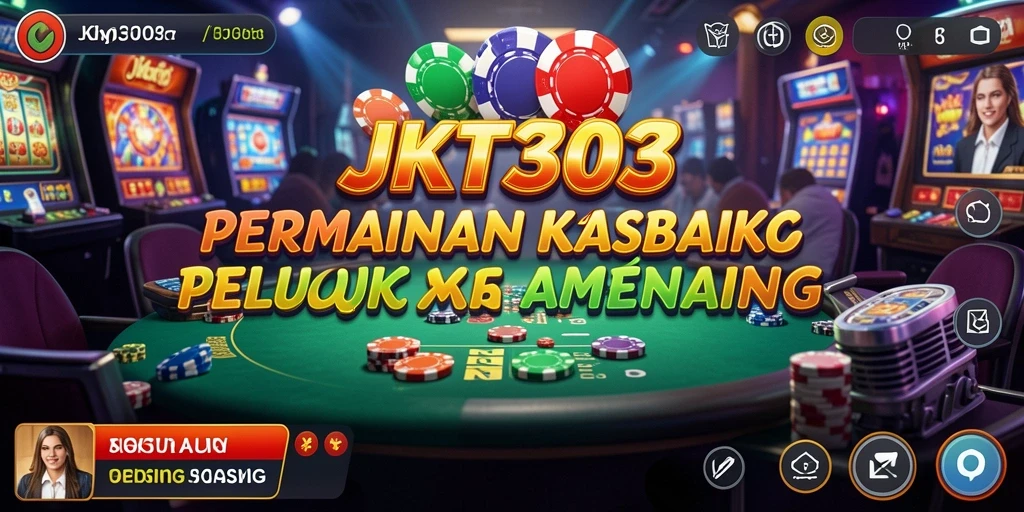 Tampilan menarik gameplay <strong>JKT303</strong> dengan mode kasino yang seru.
