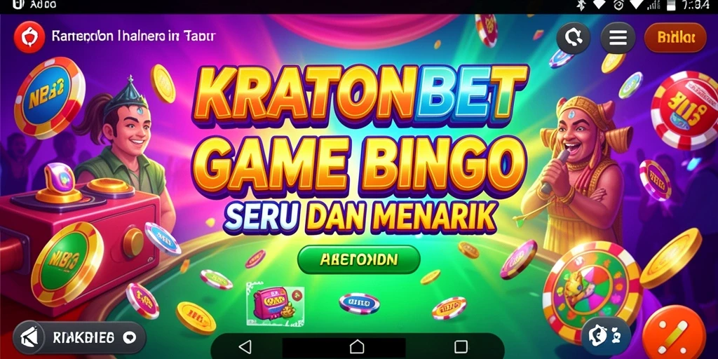Tampilan gameplay Bingo yang mengasyikkan dan penuh warna.