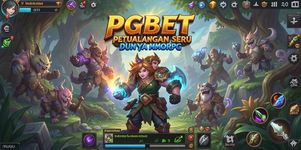 Screenshot gameplay PGBET menampilkan aksi seru dalam dunia MMORPG.